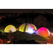 inflatable projection dome tent